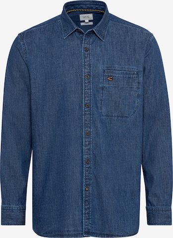 CAMEL ACTIVE Regular fit Button Up Shirt in Blue: front