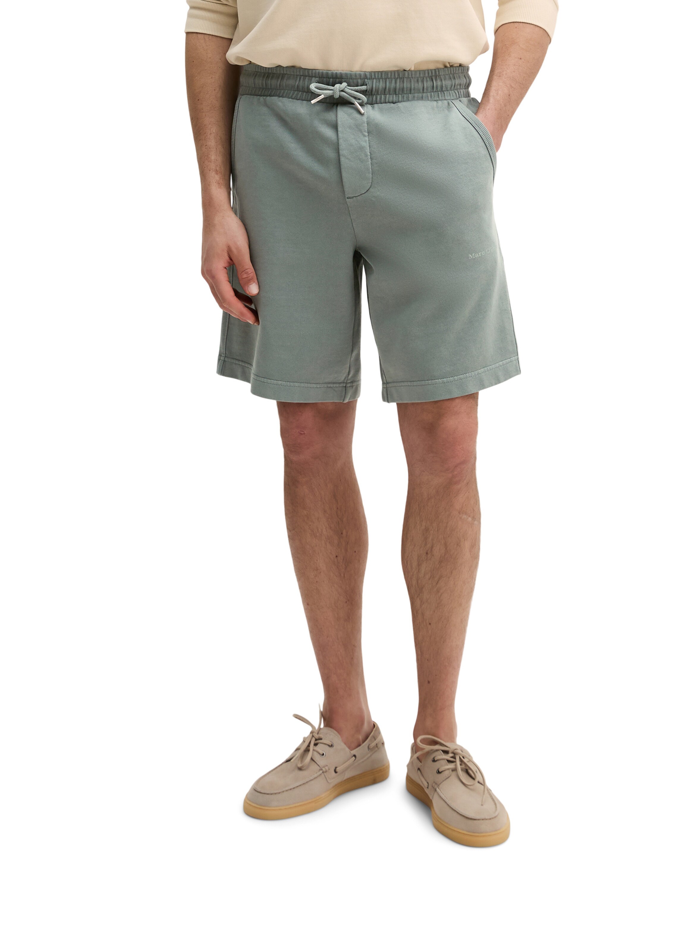 Marc O'Polo Regular Broek in Grijs: voorkant