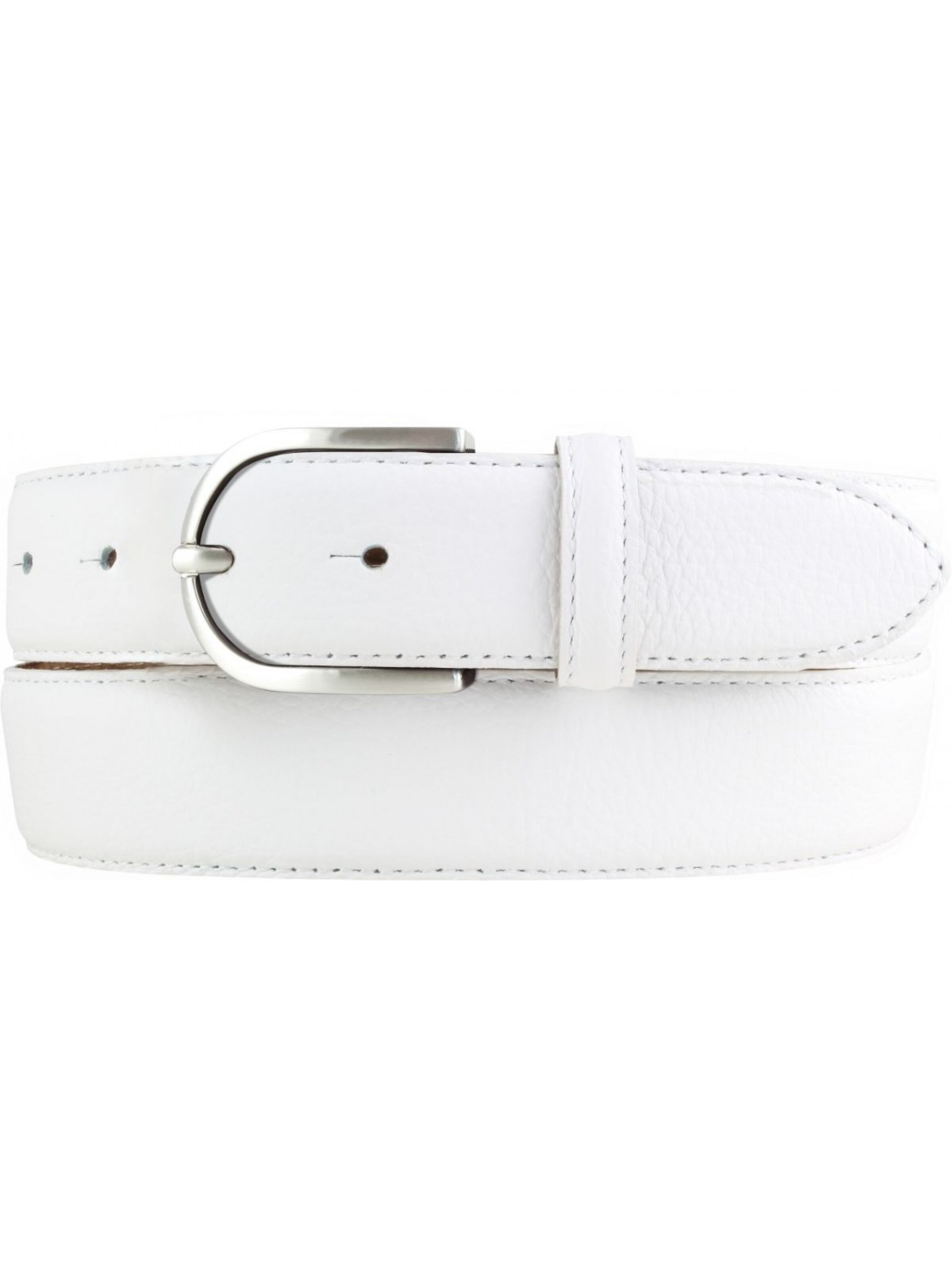 BELTINGER Belt 'Marcoa' in White: front