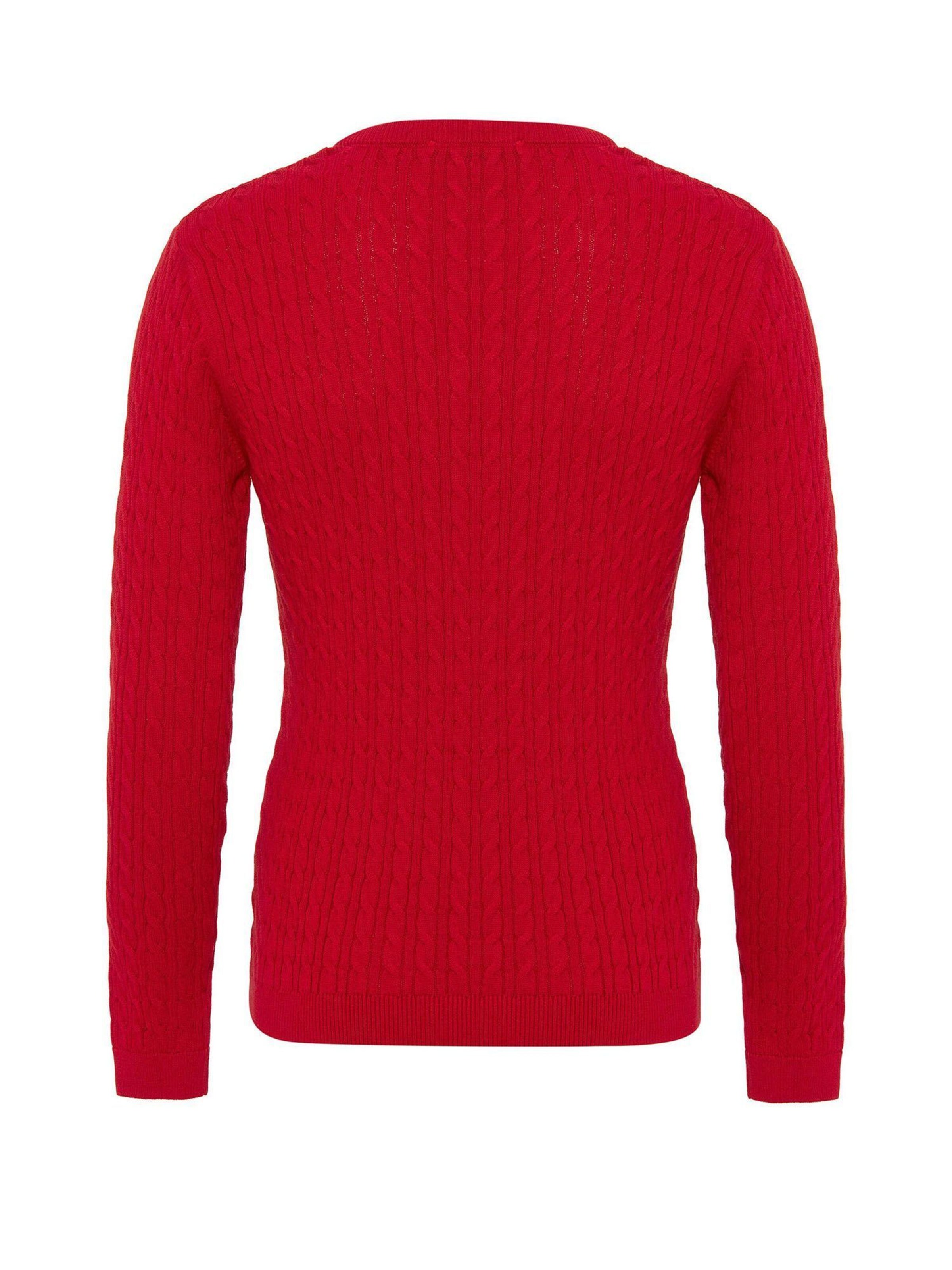 Jacey Quinn Svetr – červená