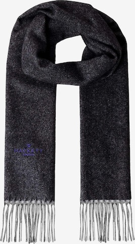 Hackett London Sjaal in Grijs: voorkant