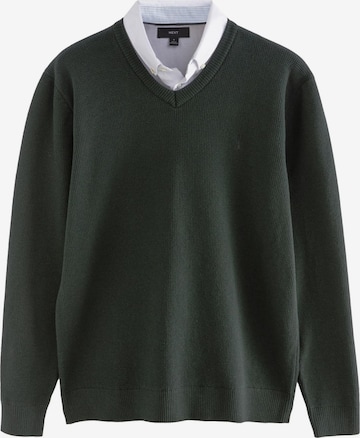 Pull-over Next en vert : devant