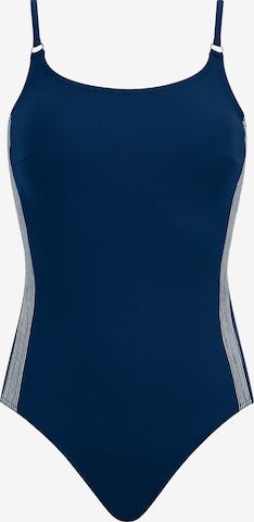 Bustier Maillot de bain OLYMPIA en bleu : devant