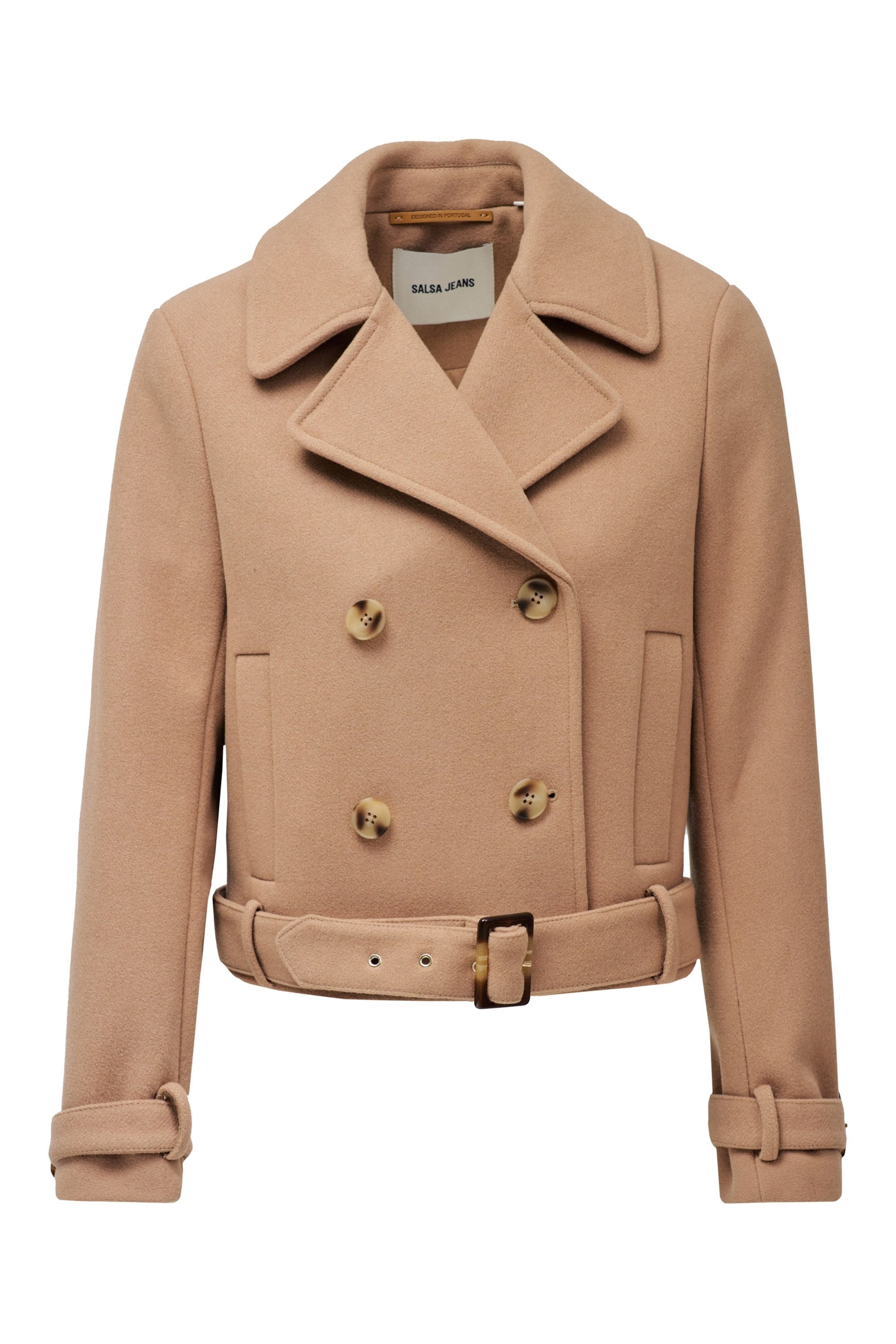 Salsa Jeans Mäntel 'Andere' in Braun: Vorderseite