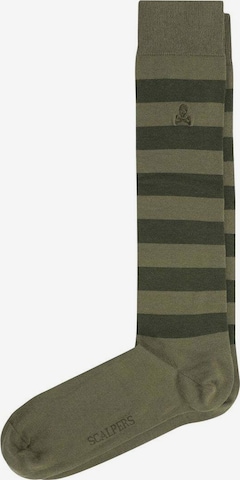 Scalpers Socks in Green: front