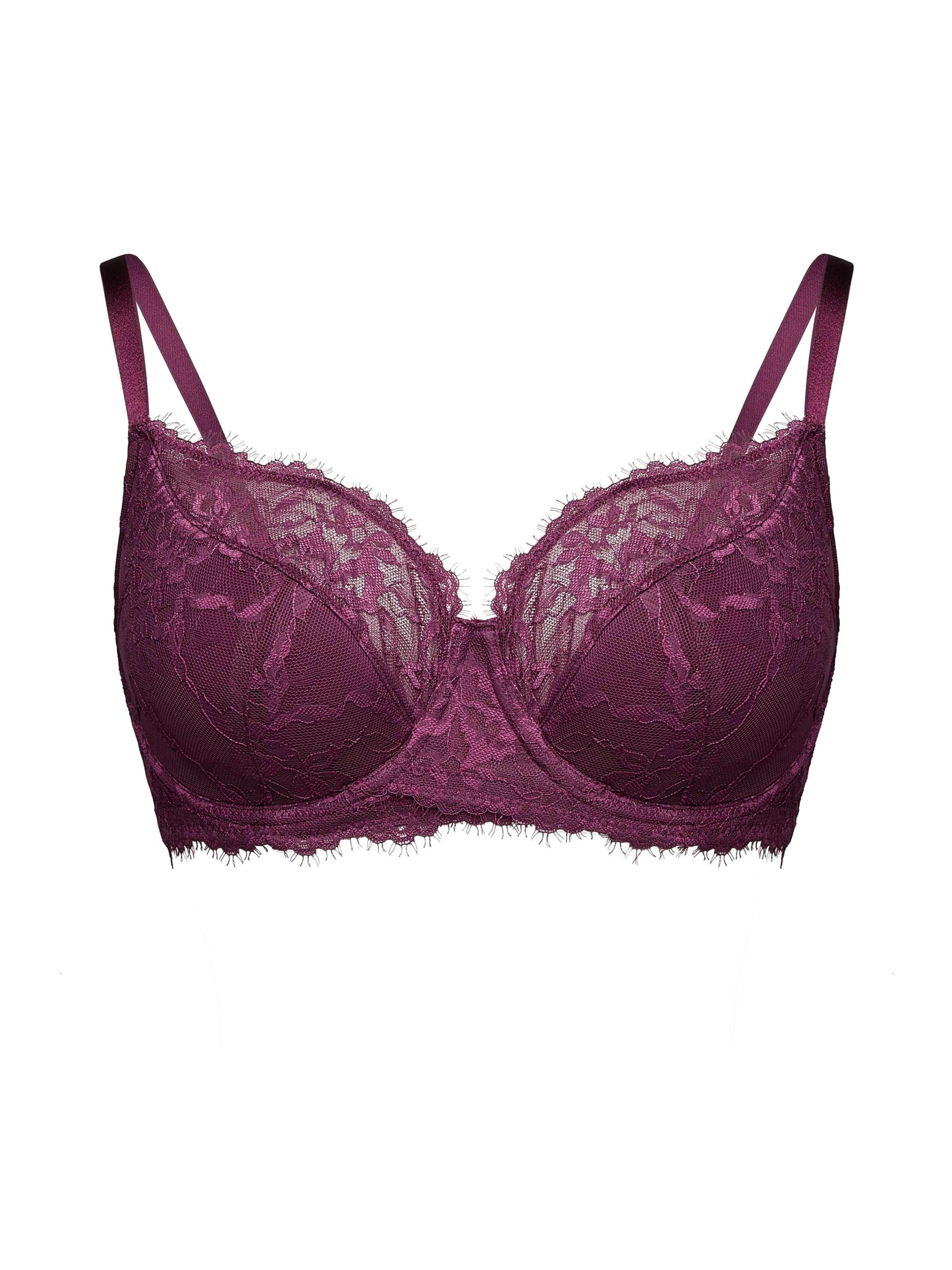 Balconcino Reggiseno 'Schalen-BH Cloe, florale Spitze - für glatte Silhouette unter Kleidung' di ESOTIQ in marrone