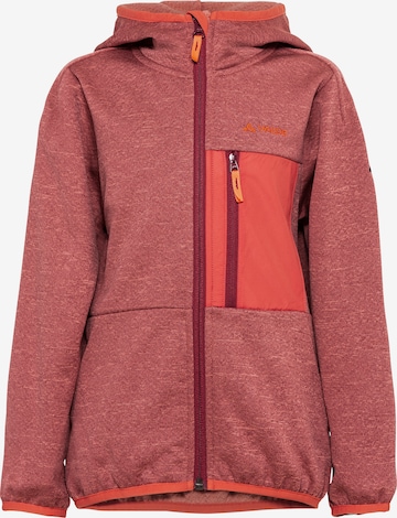 VAUDE Funktionsfleecejacke 'Kikimora' in Rot: predná strana