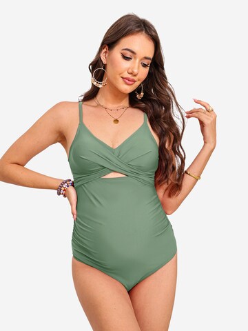 Cupshe Bralette Swimsuit in Green