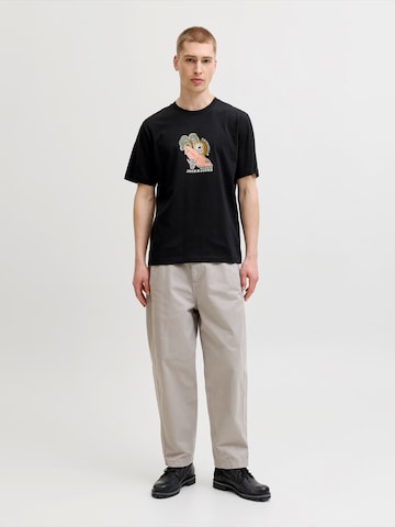 T-Shirt 'JORCASSIS SKULL' JACK & JONES en noir