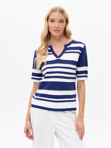 Passioni Pullover 'Navy gestreiftes Shirt'‌ in Blau: Vorderseite