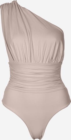 SEA ME SWIM Badeanzug 'MONACO' in Beige: Vorderseite