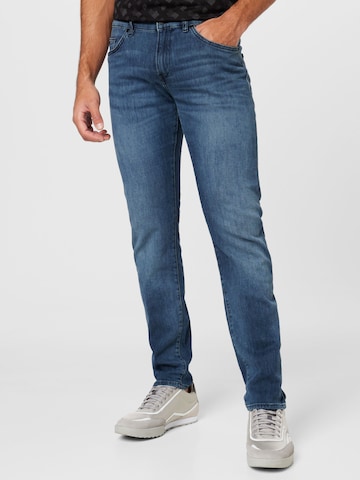 BOSS Slimfit Jeans 'Delaware' in Blauw: voorkant