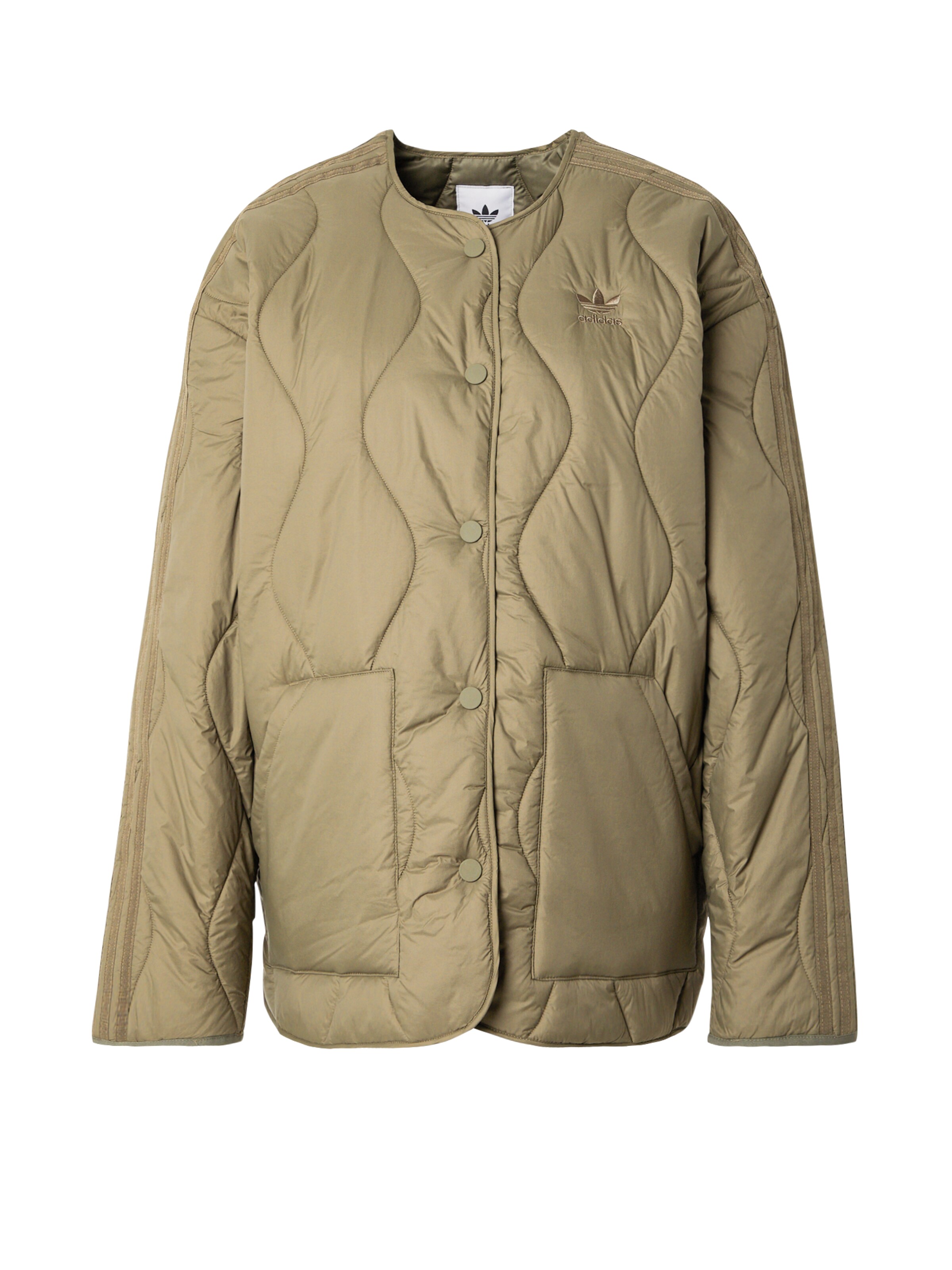 Veste mi-saison ADIDAS ORIGINALS en vert : devant