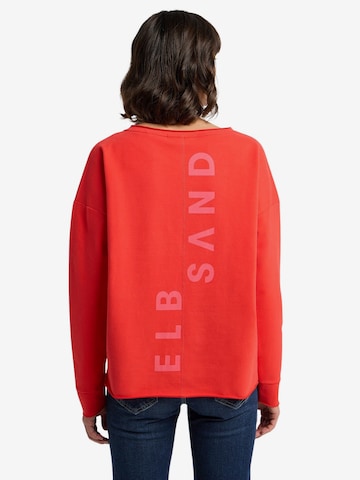 Elbsand Sweatshirt 'Riane' in Rot