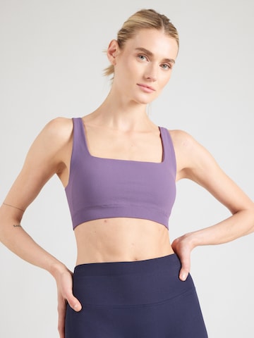 Bustier Soutien-gorge de sport Fabletics en violet : devant