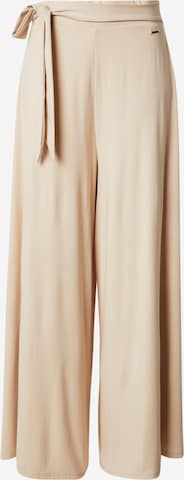 HerrlicherWide Leg/ Široke nogavice Hlače 'Orlanda' - bež boja: prednji dio