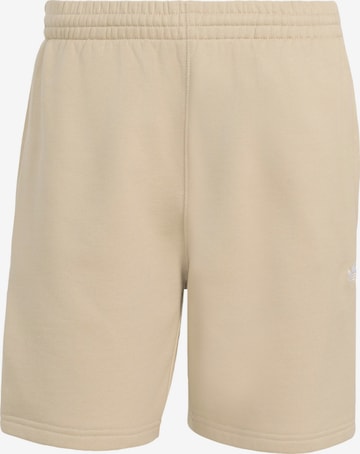 Regular Pantalon 'Trefoil Essentials' ADIDAS ORIGINALS en beige : devant