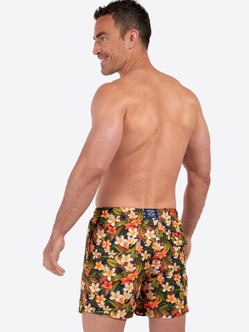 Shorts de bain ' Beach Boxer Etna ' HOM en beige