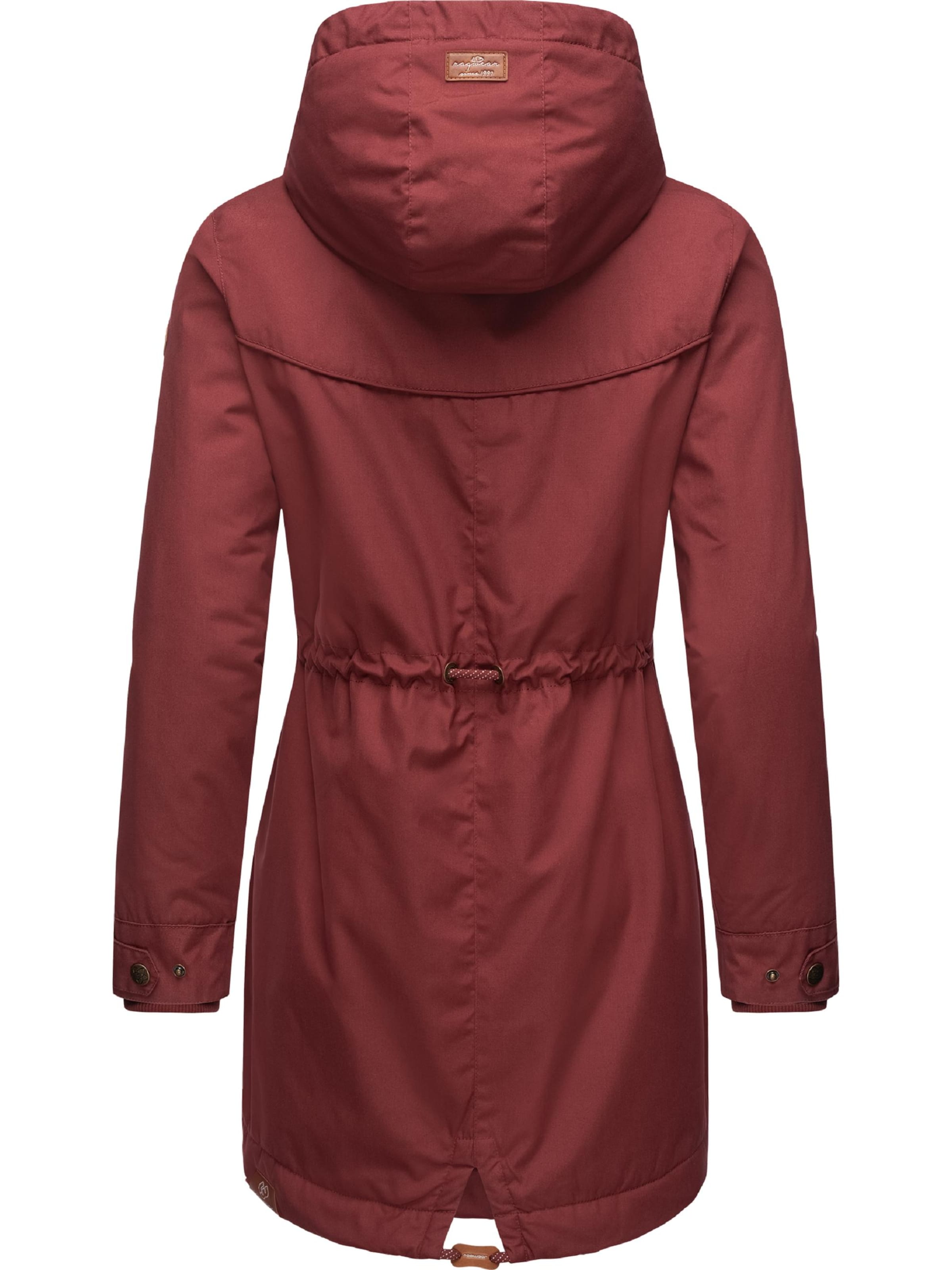 Parka d’hiver Ragwear en rouge