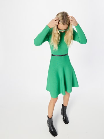 Karen Millen Pletena obleka | zelena barva