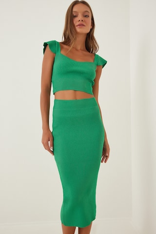 Happiness İstanbul Дамски Костюм в зелено