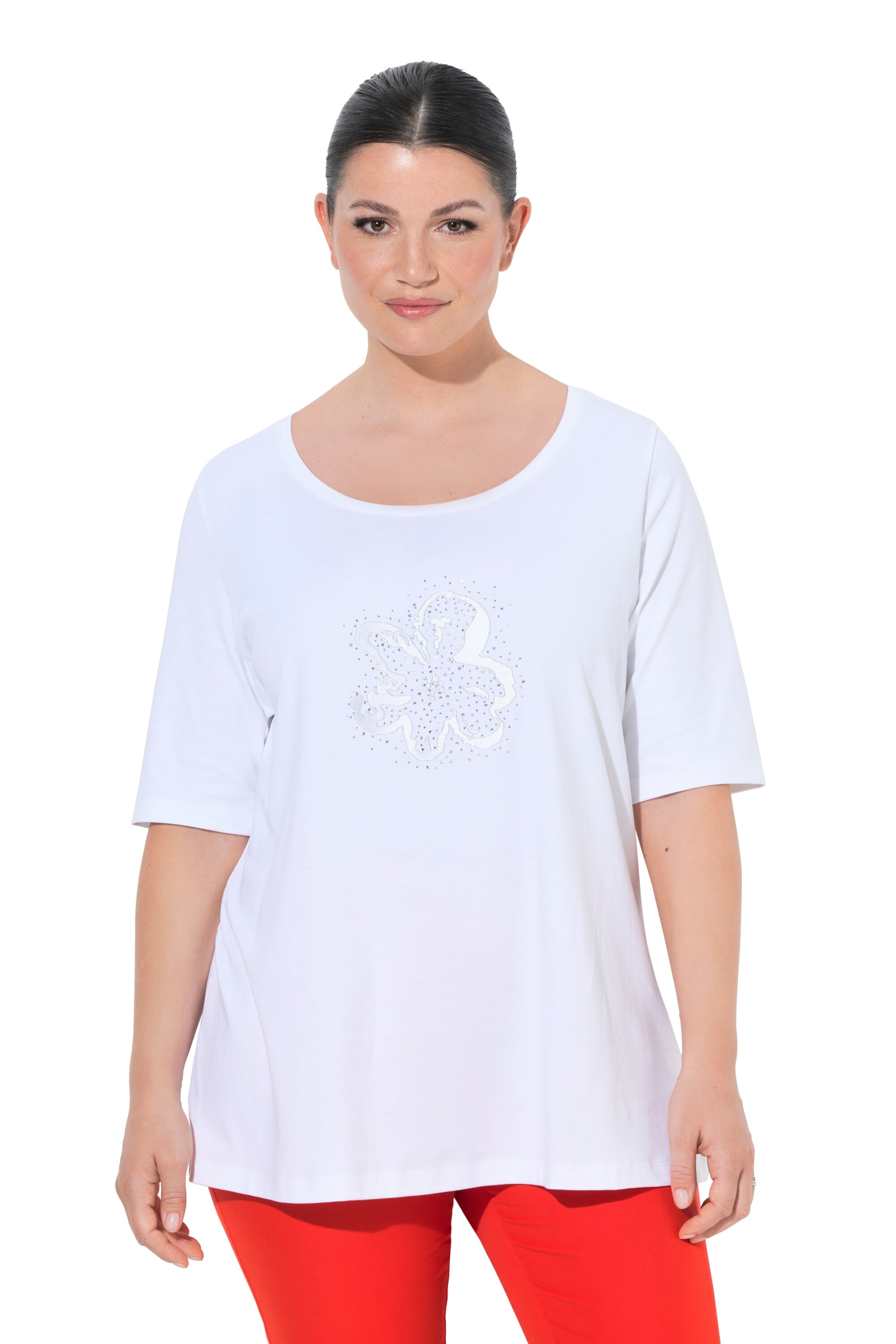 Ulla Popken Shirt in White: front