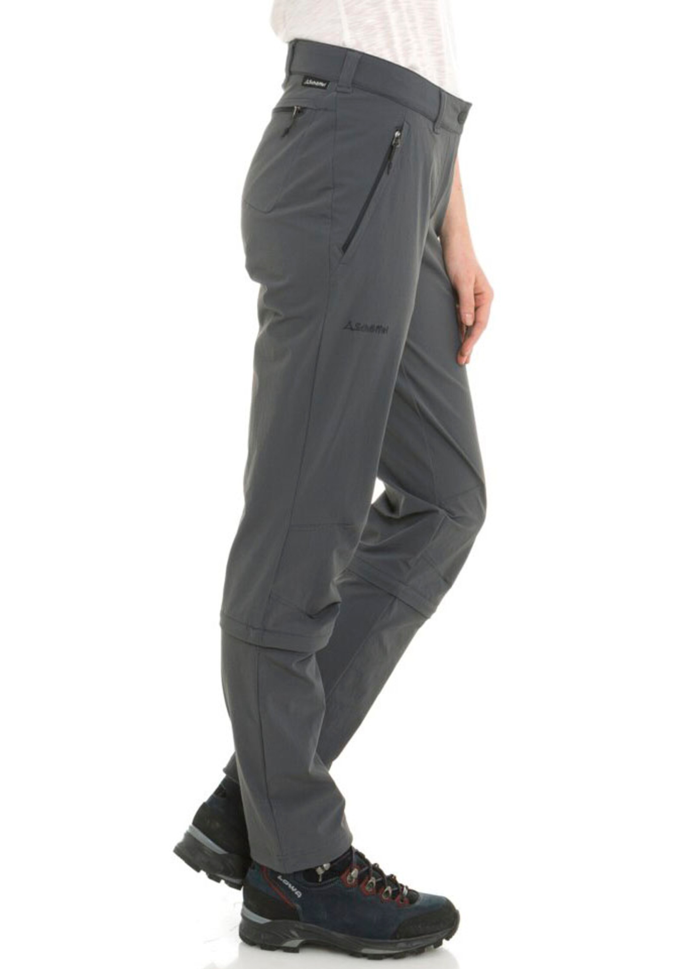 Schöffel Regular Outdoor trousers 'Engadin' in Grey