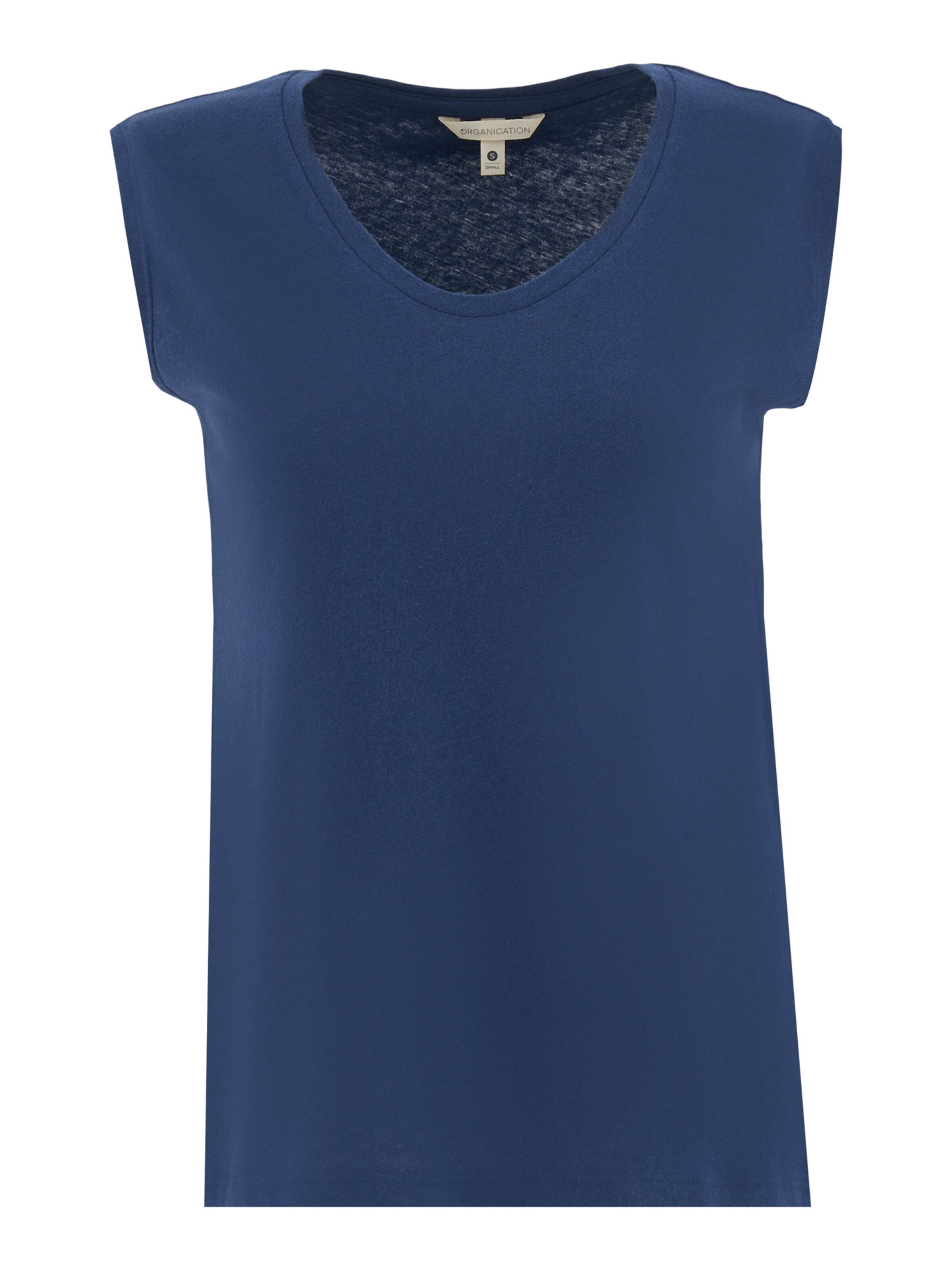 Organication Top in Blue: front