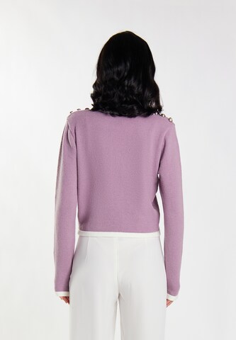 faina - Pullover em roxo