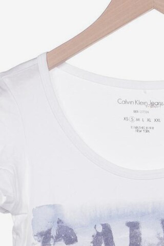 Calvin Klein Jeans T-Shirt S in Weiß