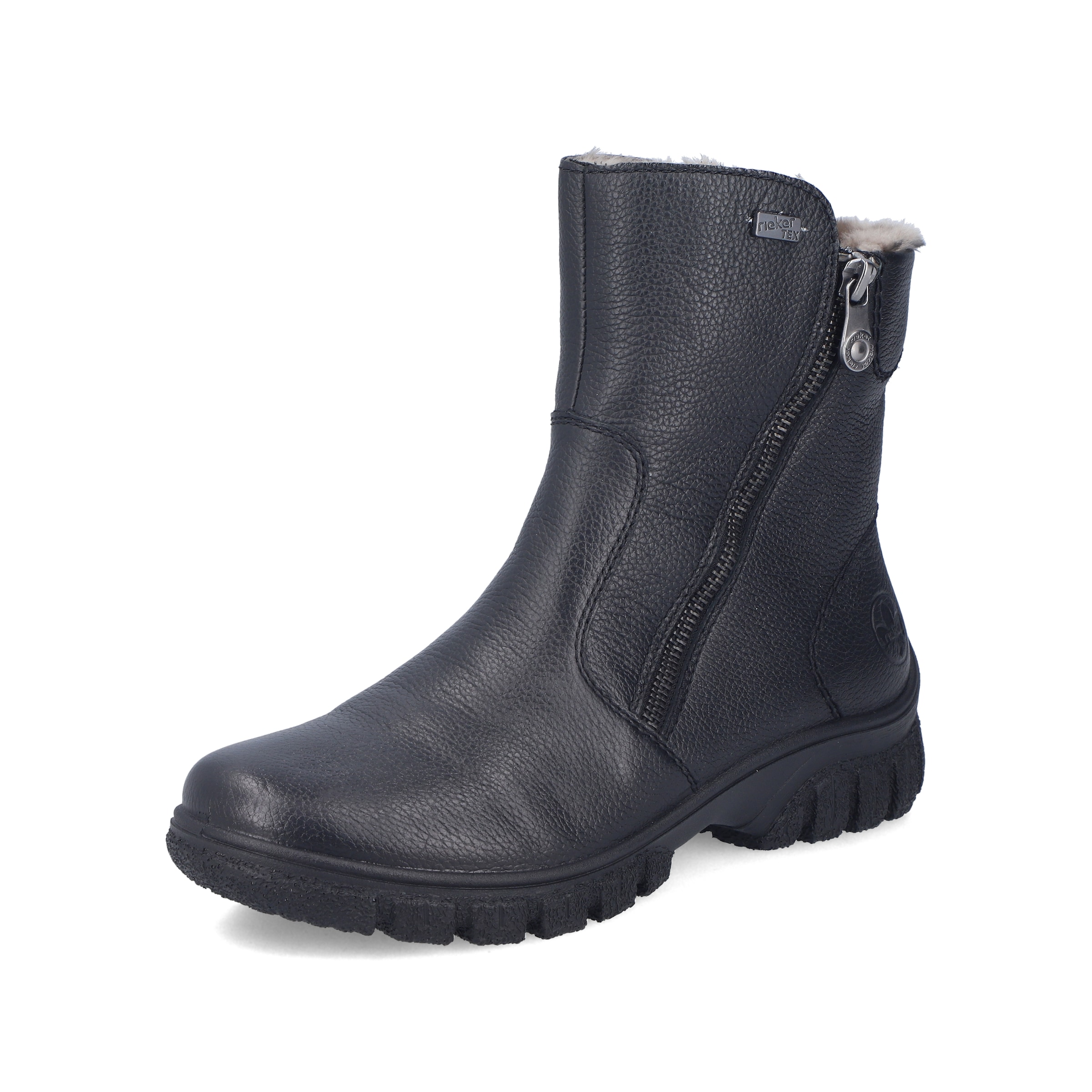 Bottines Rieker en noir : devant