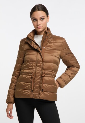 DreiMaster Klassik Between-Season Jacket in Brown: front