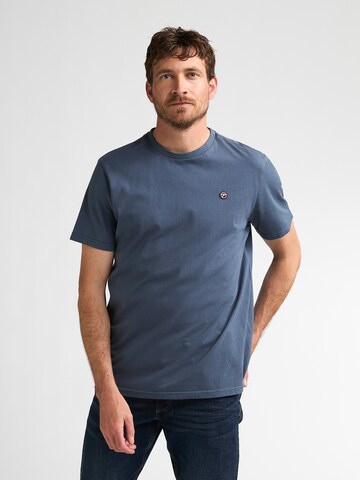 Petrol Industries Shirt 'Windward' in Blauw: voorkant