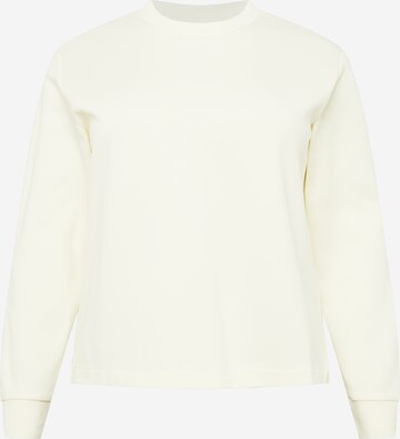 Calvin Klein Curve Sweatshirt in Yellow: front