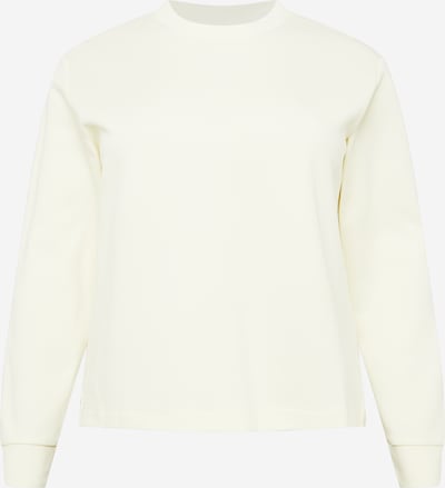 Calvin Klein Curve Sweatshirt in pastellgelb, Produktansicht