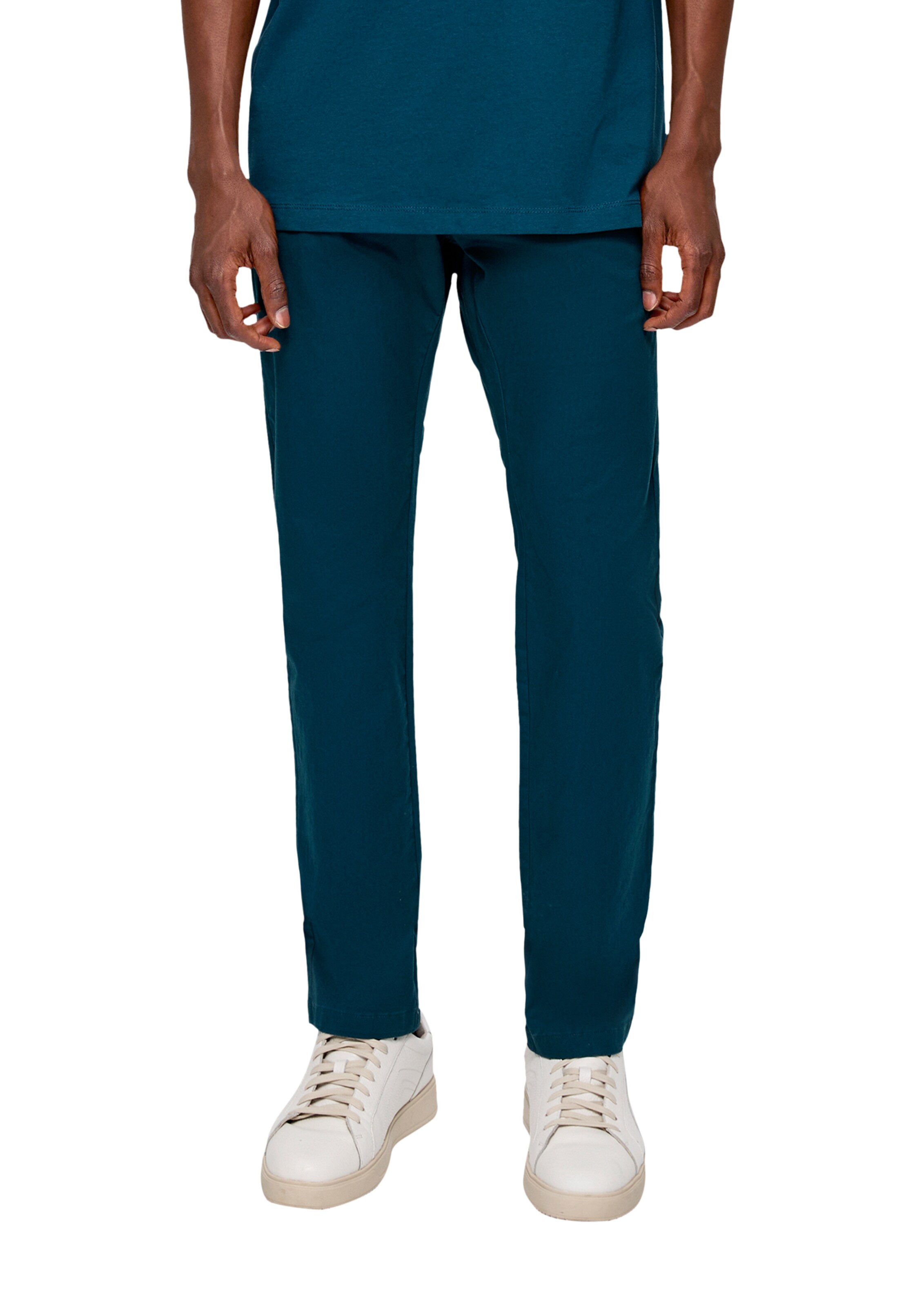 Coupe slim Pantalon chino s.Oliver en bleu : devant