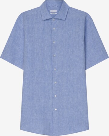 Coupe regular Chemise business SEIDENSTICKER en bleu : devant