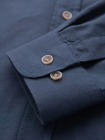Ombre Regular fit Overhemd in Blauw