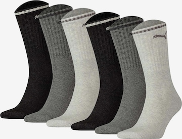 Chaussettes de sport PUMA en gris : devant