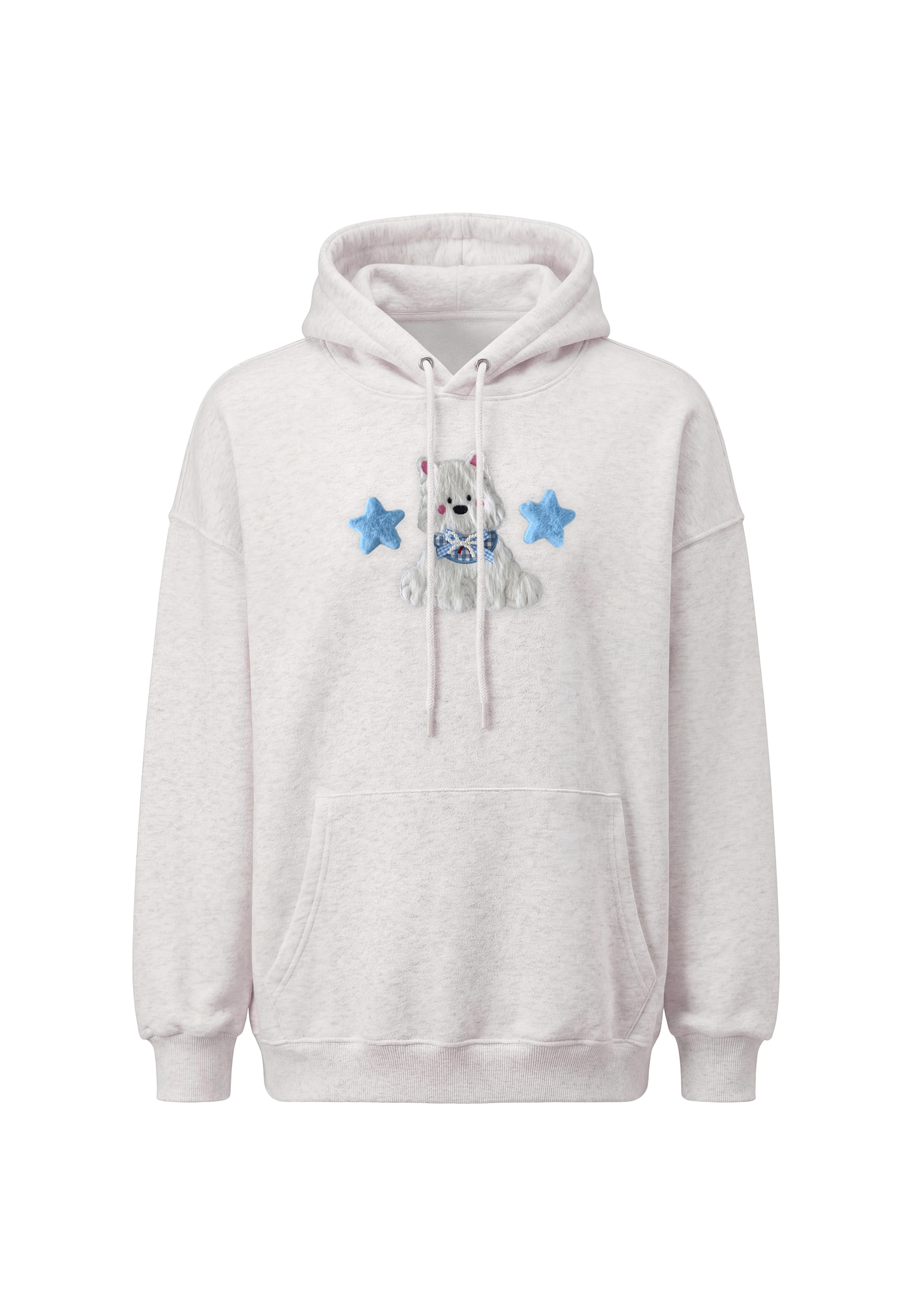 MYMO - Sudadera en blanco: frente
