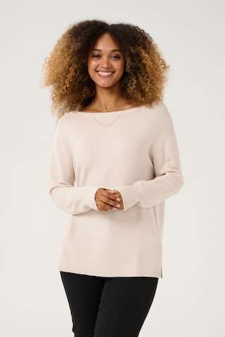 Pull-over 'Luka' Love Copenhagen en beige : devant