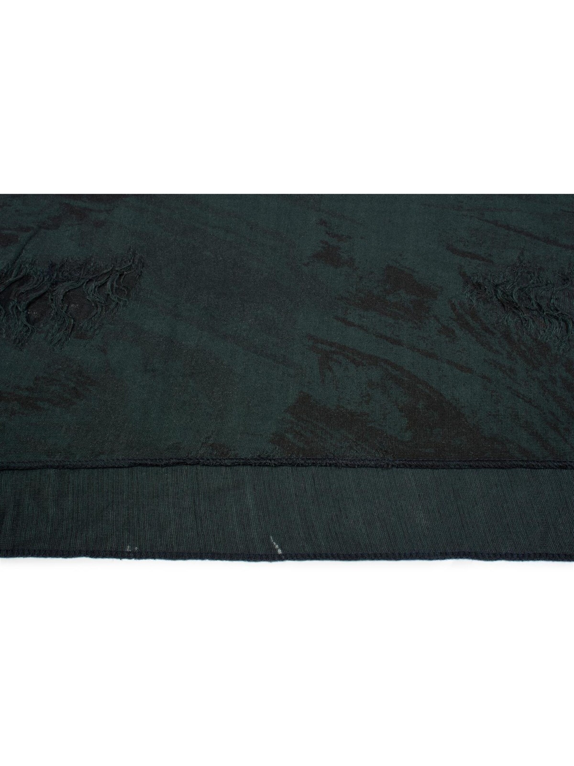 styleBREAKER Schlauchschal 'Gemusterter Loop Schal im Destroyed used Look'‌‌‌‌ in Grün
