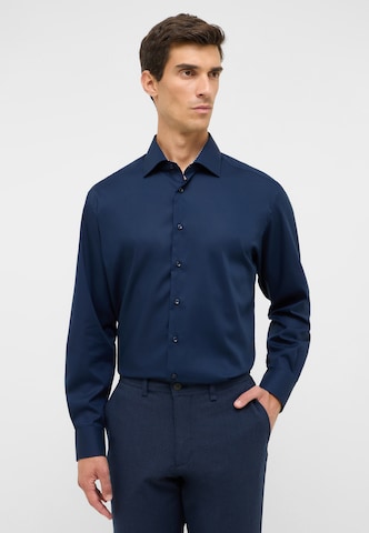 ETERNA Regular fit Zakelijk overhemd in Blauw: voorkant
