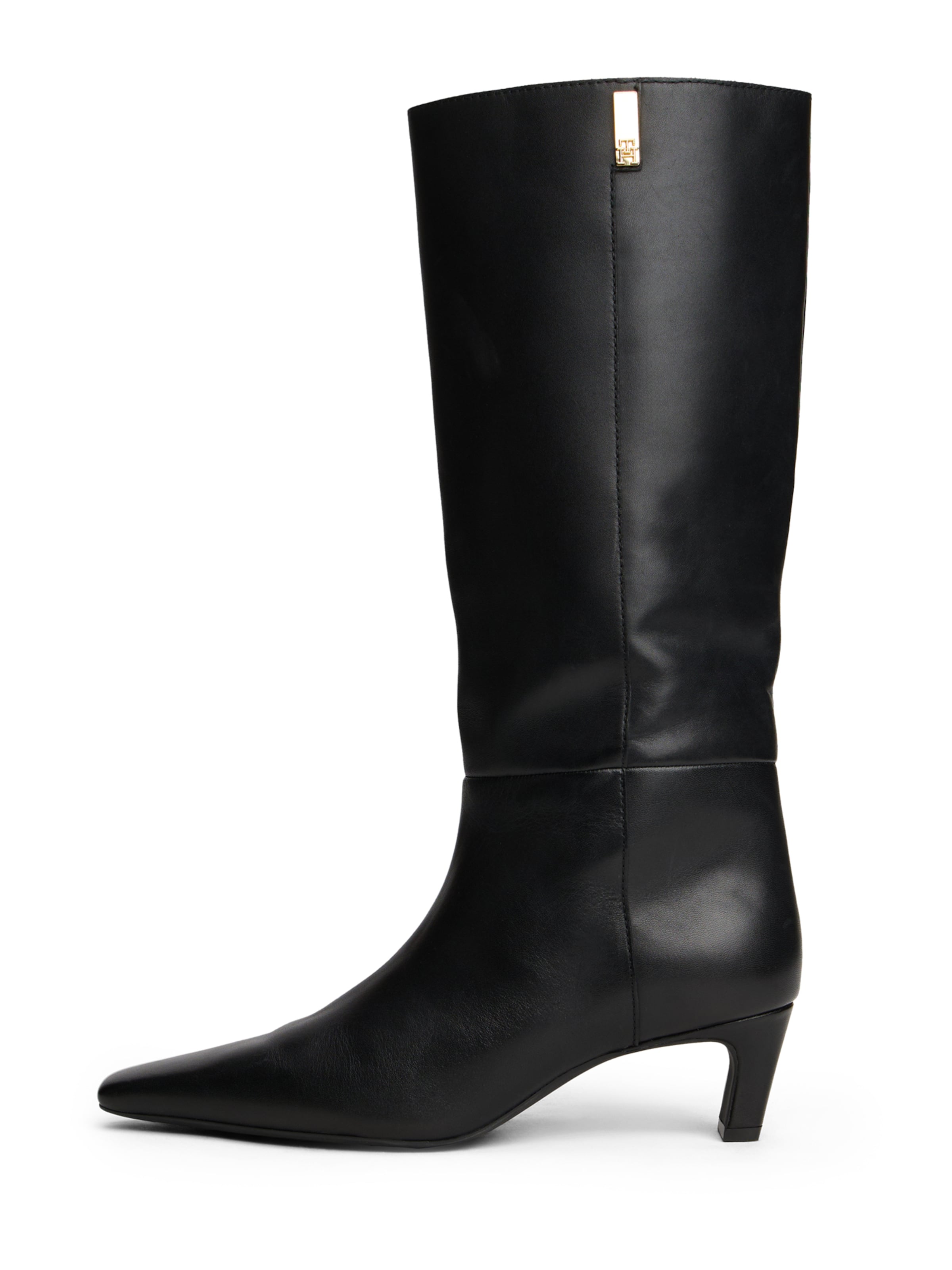 TOMMY HILFIGER Kozačky – černá: přední strana