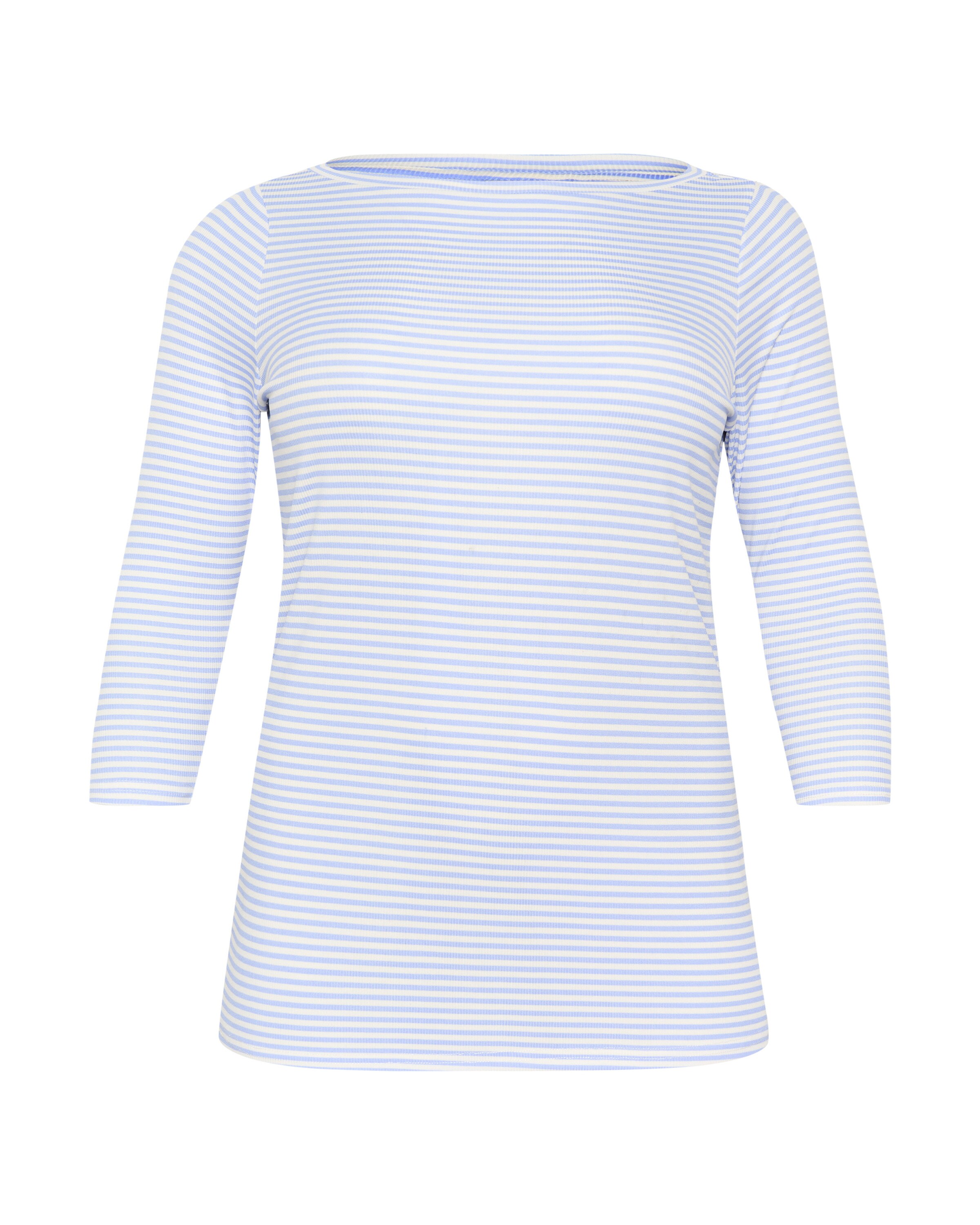 KAFFE CURVE Tričko 'Malle' - Modrá: predná strana