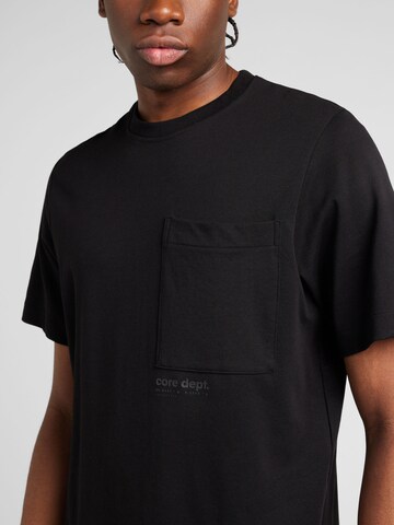 juoda JACK & JONES Marškinėliai 'COMMUTE'