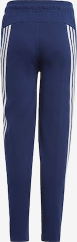 ADIDAS SPORTSWEAR Slim fit Workout Pants 'Future Icons 3-Stripes -' in Blue