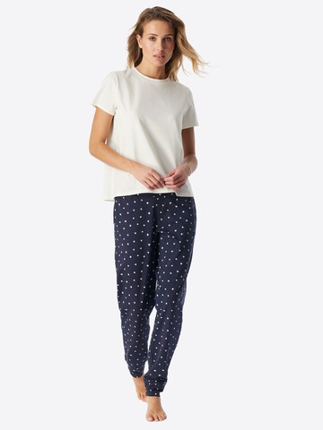 Chemise de nuit 'Mix & Relax' SCHIESSER en blanc