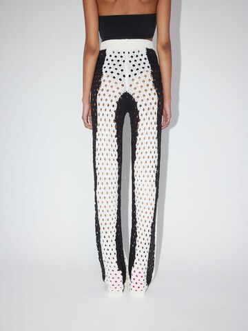 Loosefit Pantaloni 'Jaslyn' di LeGer by Lena Gercke in bianco: dietro