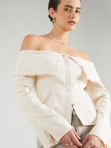 TOPSHOP - Blusa en beige